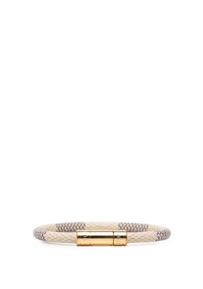 Louis Vuitton Pre-Owned 2015 Damier Azur Keep It Bracelet costume bracelet - White