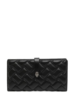 Kurt Geiger London quilted leather wallet - Black