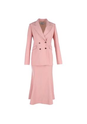 Gabriela Hearst double-breasted skirt suit - Pink