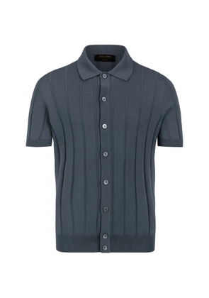 Gran Sasso ribbed short-sleeve shirt - Grey