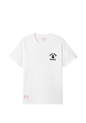 FINGERCROXX logo T-shirt - White