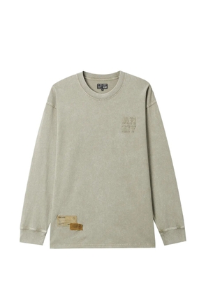 izzue crew-neck applique T-shirt - Green