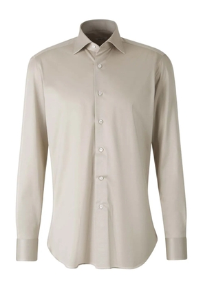 Fray long-sleeve shirt - Neutrals