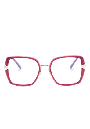 TOM FORD Eyewear FT5985B square-frame glasses - Pink