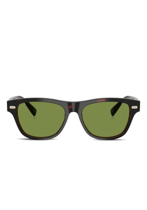 Brunello Cucinelli wayfarer-frame sunglasses - Brown