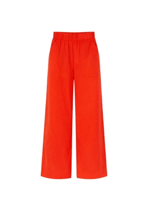 Simkhai elasticated palazzo pants - Red
