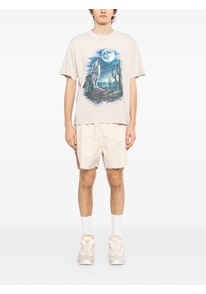 Melt graphic-print T-shirt - Neutrals