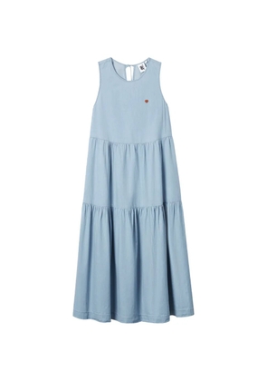 CHOCOOLATE logo-appliqué midi dress - Blue