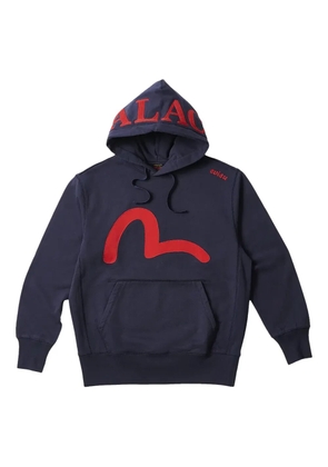 Palace x Evisu Seagull hoodie - Blue
