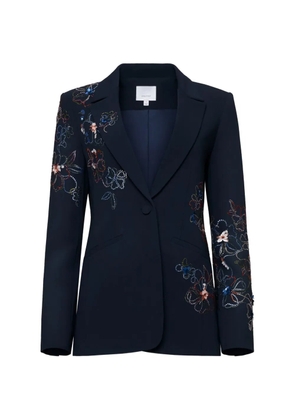 Cinq A Sept Karlie floral-detail blazer - Blue