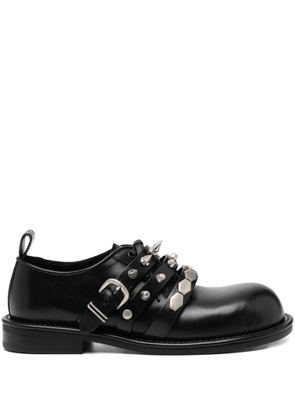 Undercover x Love Gaite studded derby shoes - Black
