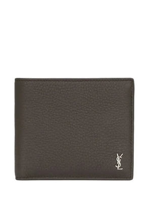 Saint Laurent Cassandre leather wallet - Brown