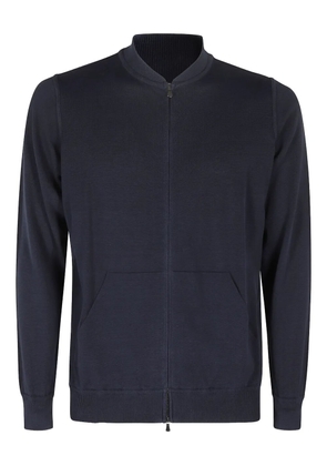 Filippo De Laurentiis zip-up cardigan - Blue