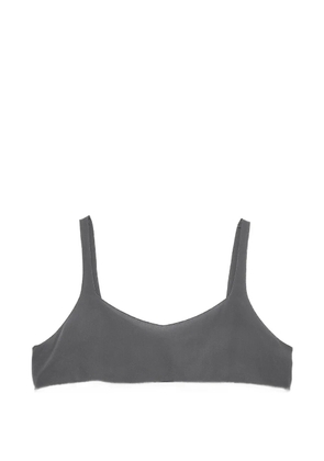 Prada crepe de chine top - Grey