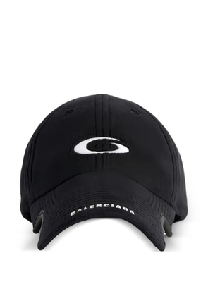 Balenciaga logo banana cap - Black