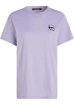 Karl Lagerfeld Ikon T-shirt - Purple