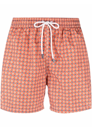 Fedeli graphic-print swimshorts - Orange