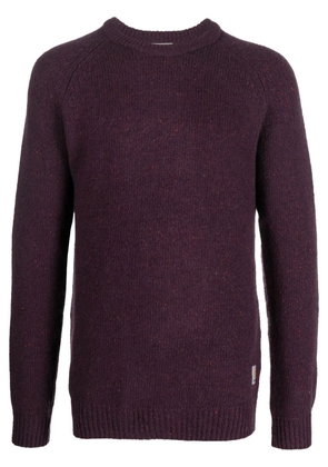 Carhartt WIP Anglistic speckled-knit jumper - Purple