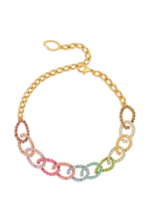 Oscar de la Renta embellished chain necklace - Gold