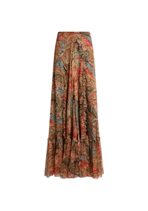 ETRO paisley-pattern maxi skirt - Neutrals