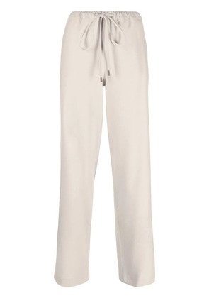 Antonelli drawstring-waist wool blend track pants - Neutrals