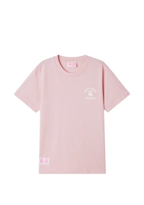 FINGERCROXX logo-print T-shirt - Pink