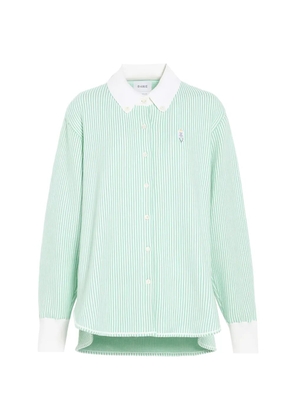 Barrie striped button-down shirt - Green
