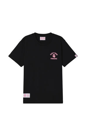 FINGERCROXX printed short-sleeve T-shirt - Black
