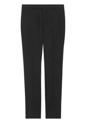 Saint Laurent straight-leg virgin wool tailored trousers - Black