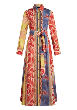 ETRO Summer cotton-blend shirt dress - Red