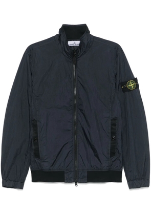 Stone Island Compass-motif bomber jacket - Blue