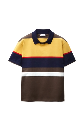 Versace striped cotton-jersey t-shirt - Brown