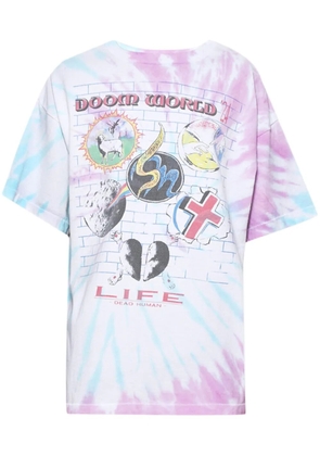 SAINT MXXXXXX x Lastman Door World cotton T-shirt - Pink