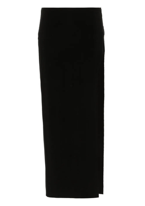 Norma Kamali Marissa slit-detail skirt - Black