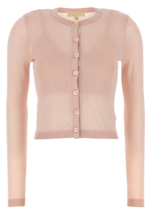 Michael Michael Kors semi-sheer cardigan - Pink