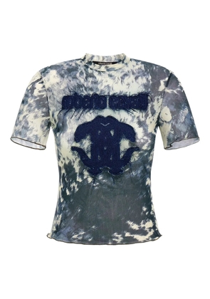 Roberto Cavalli Appaloosa-print T-shirt - Blue