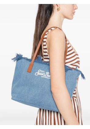MC2 Saint Barth logo-embroidery tote bag - Blue