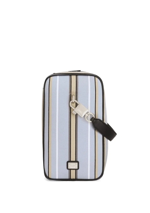 Dolce & Gabbana lock jacquard fabric handbag - Blue