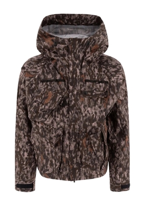 SOUTH2 WEST8 camouflage hooded jacket - Brown