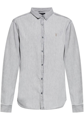 AllSaints Gleason cotton shirt - Grey