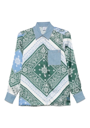 LIU JO bandana-print shirt - Blue