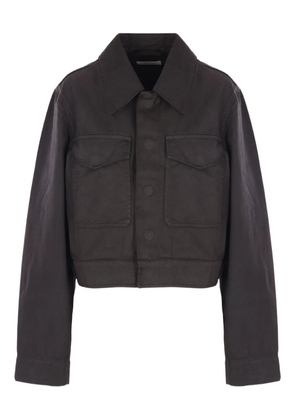 LEMAIRE cotton denim jacket - Brown