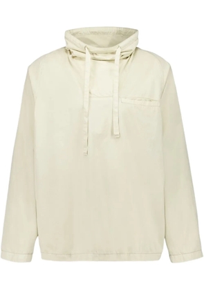 LEMAIRE hooded pullover top - Neutrals