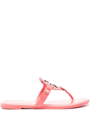 Tory Burch Miller logo-plaque leather sandals - Pink