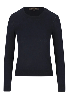 Loro Piana cashmere round-neck sweater - Blue