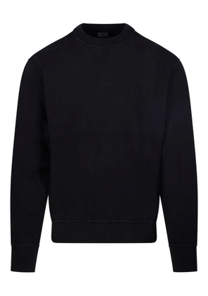 C.P. Company logo-embroidered crew-neck sweatshirt - Black