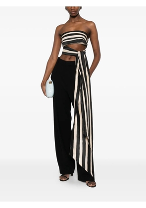 ZIMMERMANN Rebellion striped top - Black