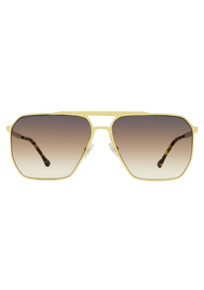 Isabel Marant Eyewear logo-engraved sunglasses - Gold