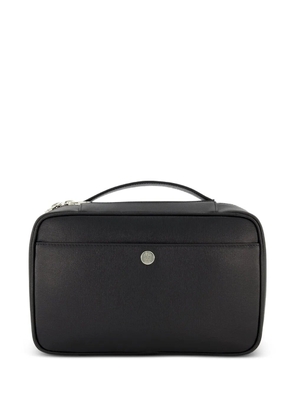 Brunello Cucinelli grain leather beauty case - Black