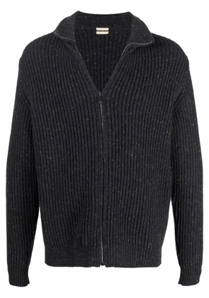 Massimo Alba ribbed-knit zipped jumper - Blue